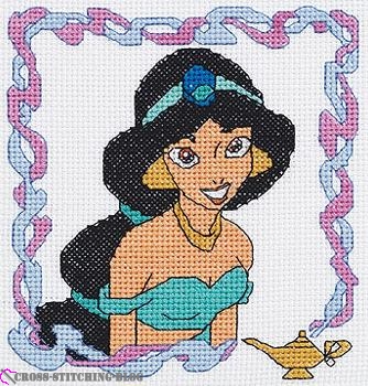 Janlynn Disney Princesses Jasmine Portrait